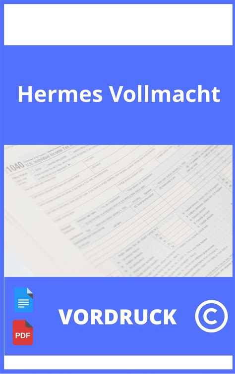 hermes de vollmacht|vollmacht hermes blog.